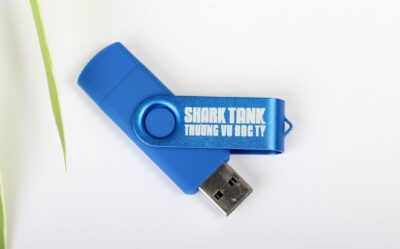 USB OTG khắc laser logo làm quà tặng đối tác