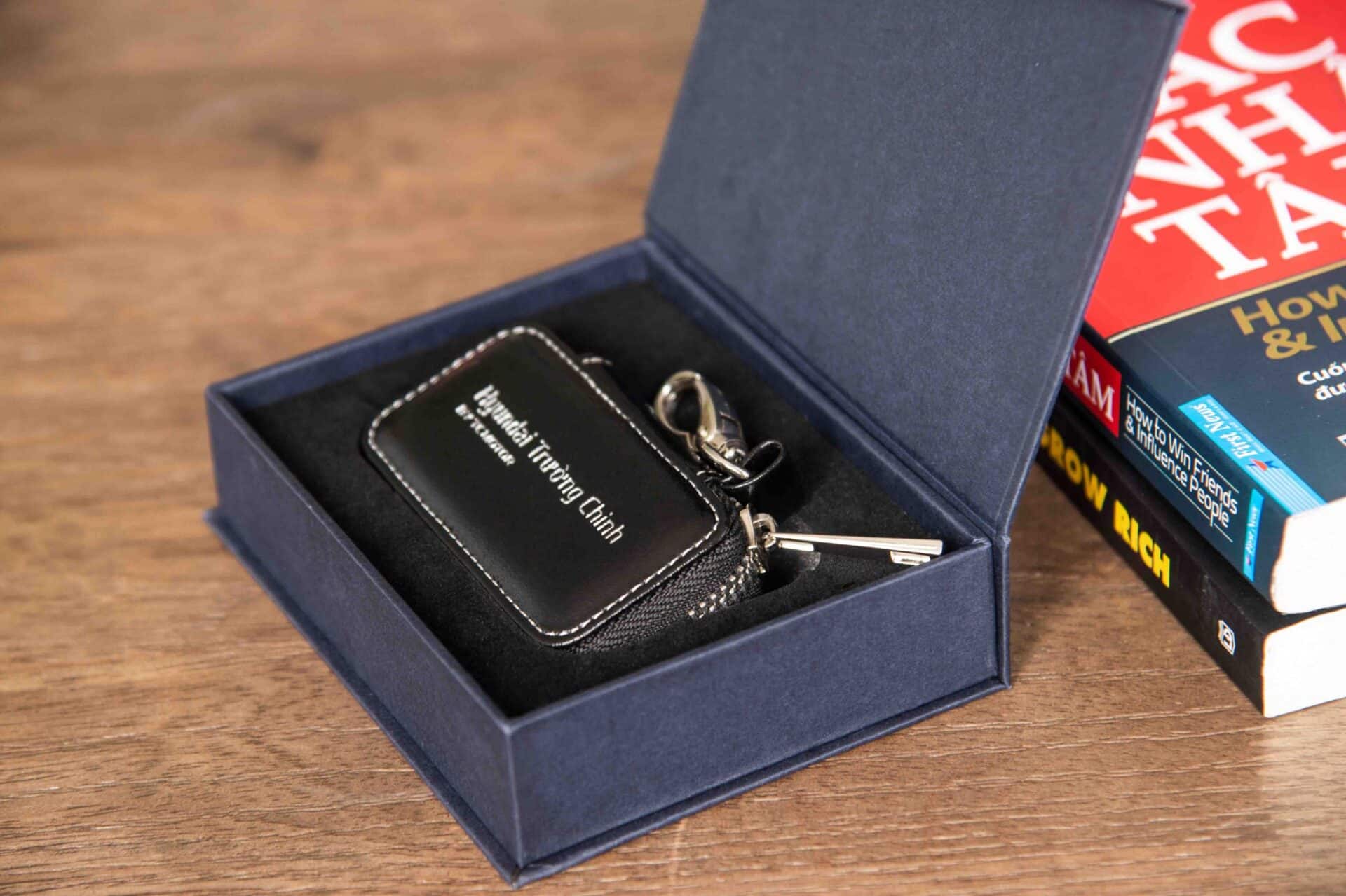 bao da móc khóa xe hơi