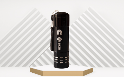 đèn pin led in logo