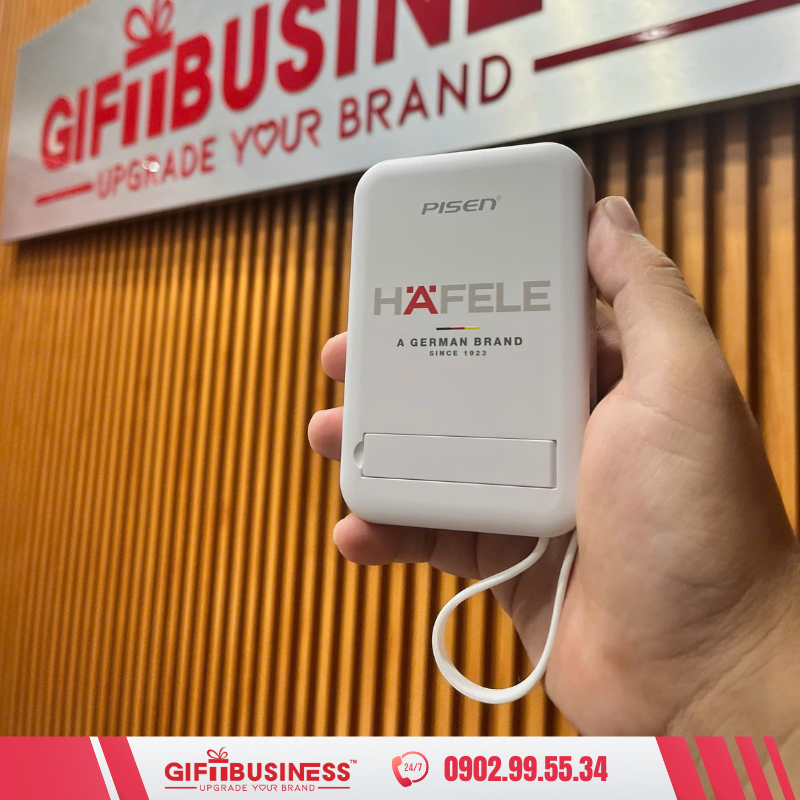 sạc magsafe in logo - pin sạc dự phòng quà tặng