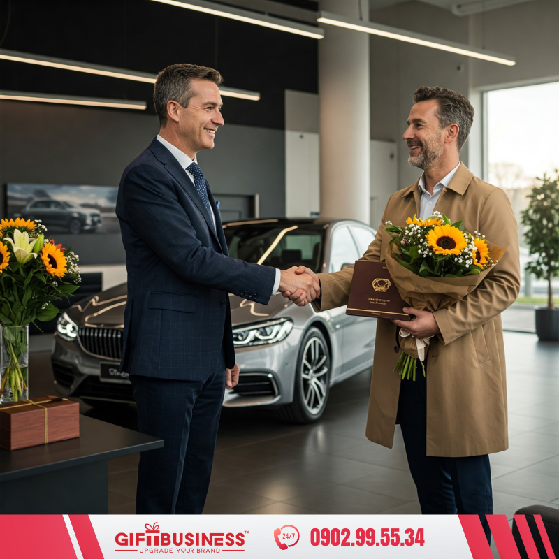 quà tặng khách mua ô tô