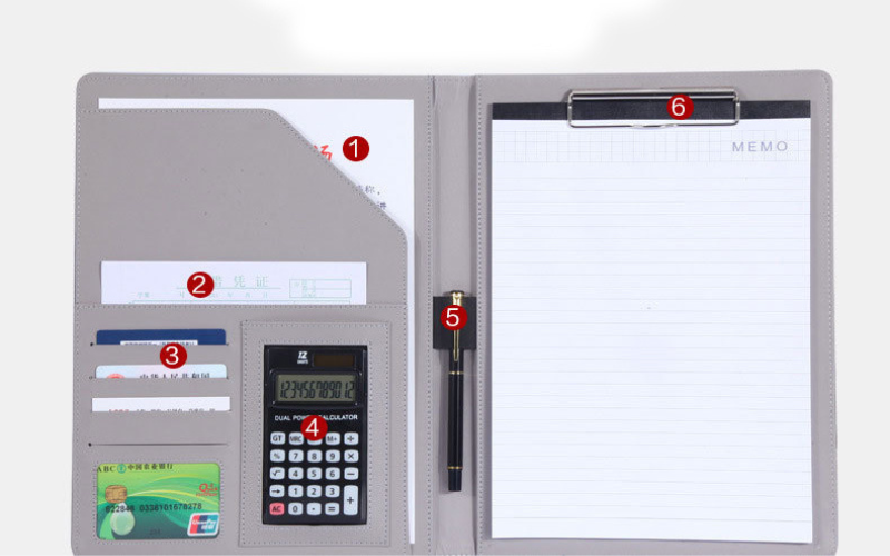 quà tặng bìa kẹp hồ sơ