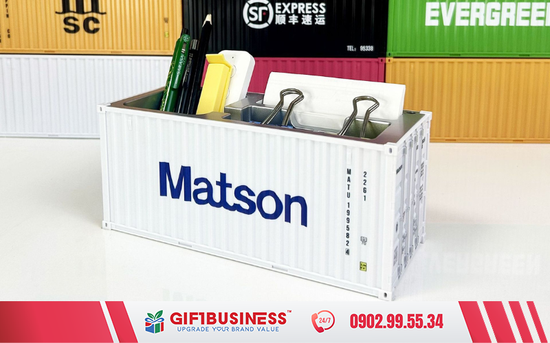 hộp đựng bút mô hình container