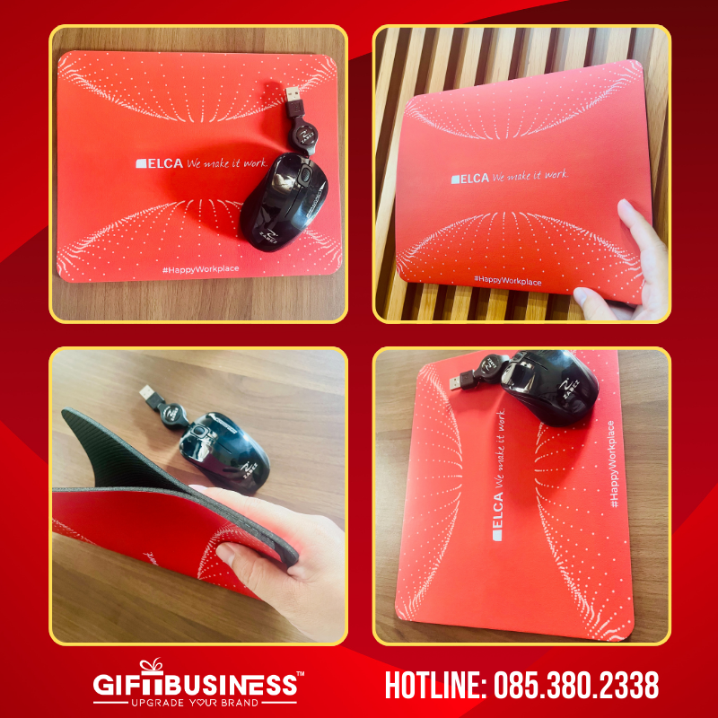 tấm lót chuột in logo