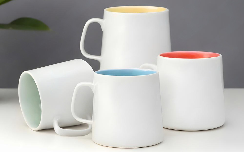 in tên lên ly sứ