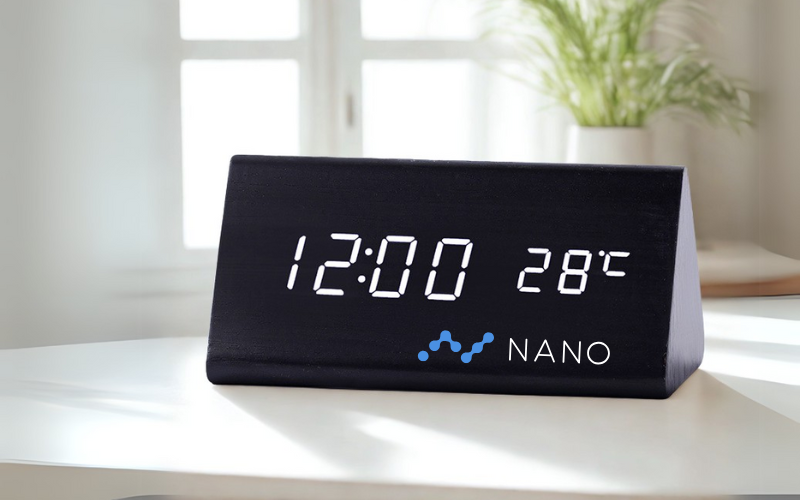 quà tặng đồng hồ led để bàn