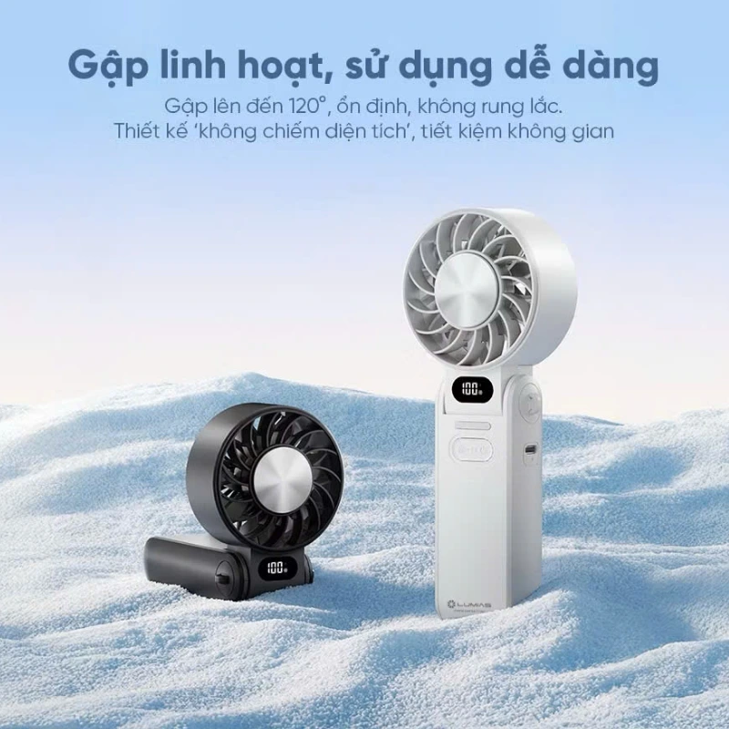 quạt cầm tay mini lumias F3600a độc đáo