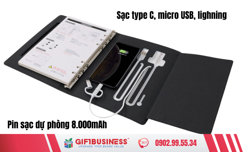 sổ sạc đa năng