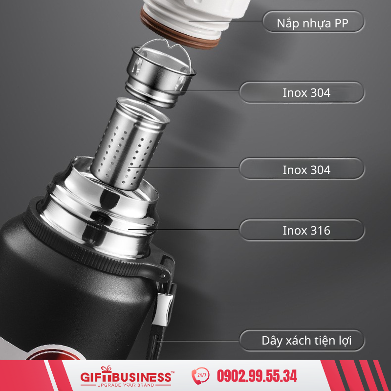 bình giữ nhiệt inox 316