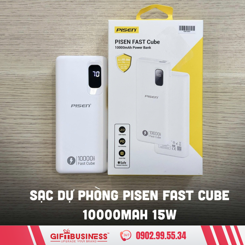 sạc dự phòng pisen