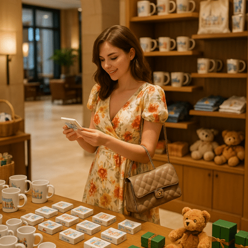 không gian quà tặng lưu niệm