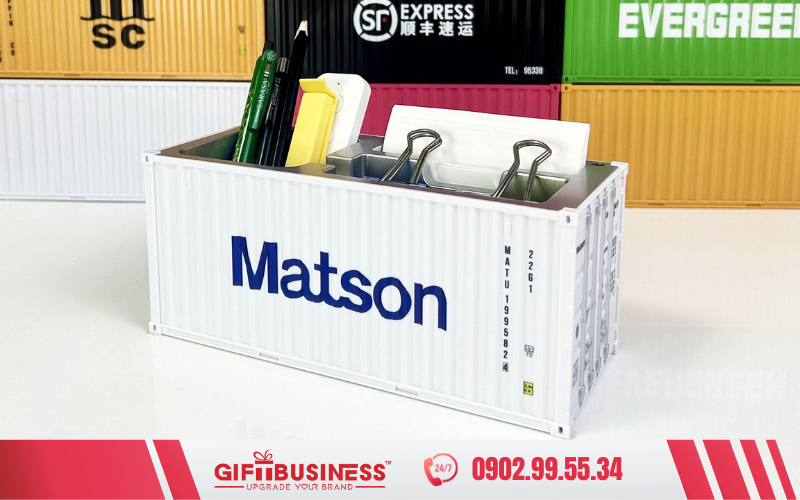 hộp đựng bút mô hình container