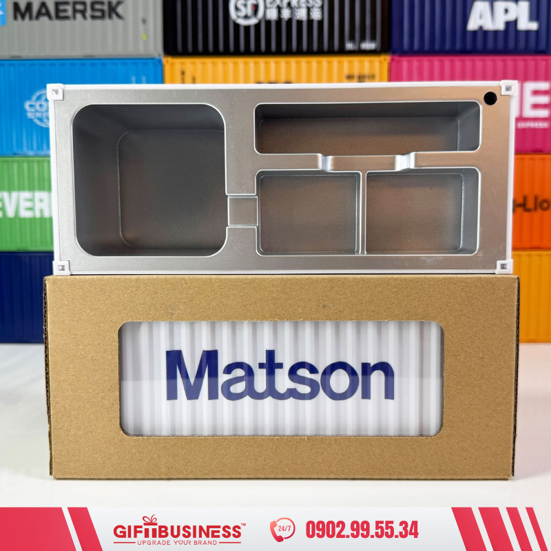 mô hình hộp đựng bút - hộp mô hình container