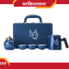 bộ ấm trà sứ in logo