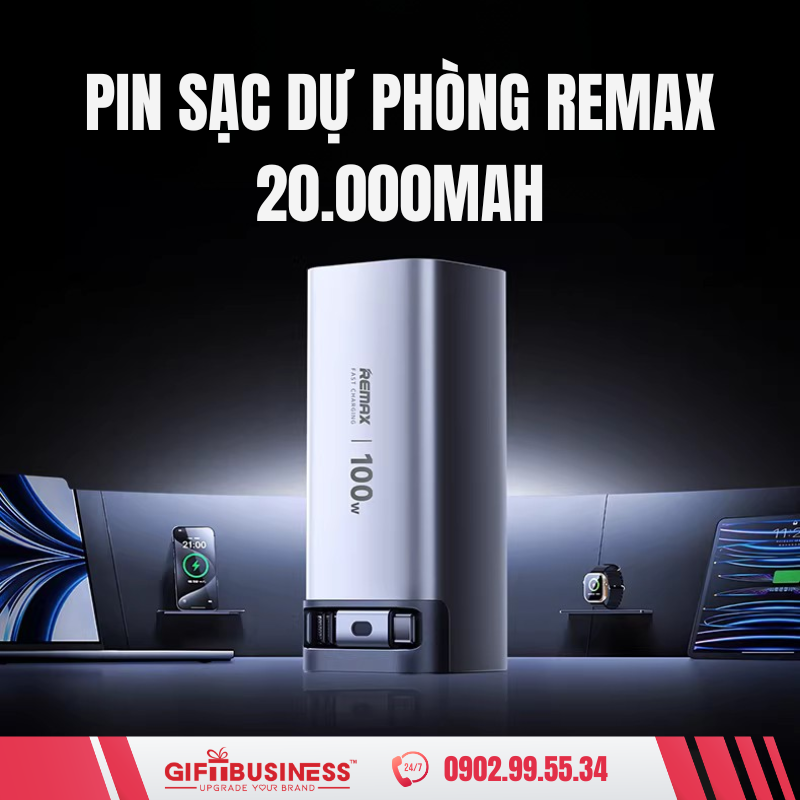 sạc dự phòng remax 20000mah