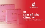 in lịch để bàn theo yêu cầu