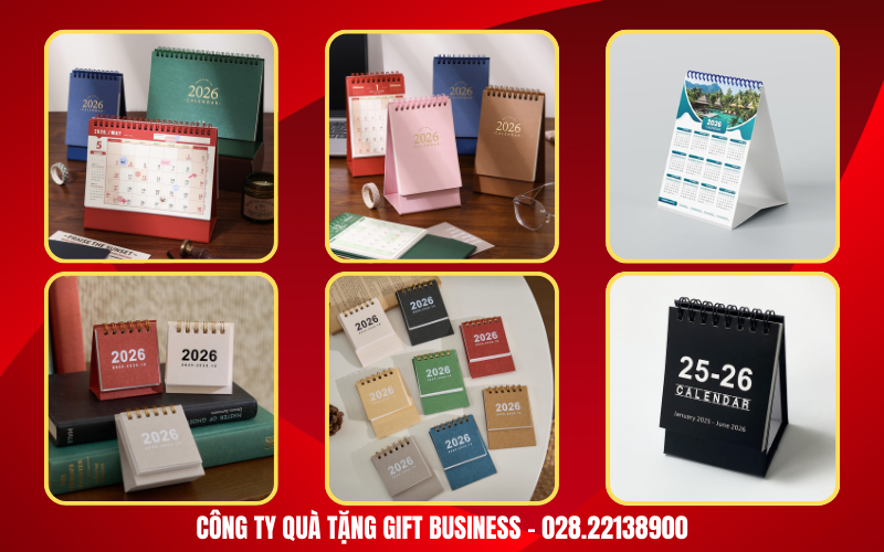 các mẫu lịch để bàn