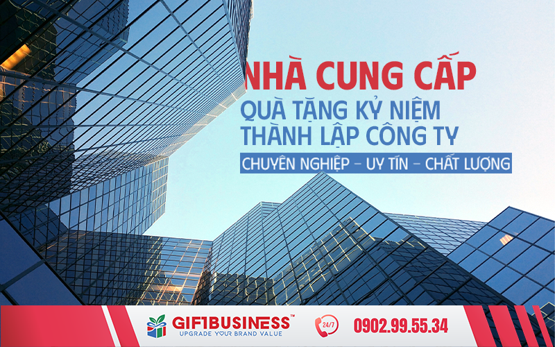 nhà cung cấp quà tặng kỷ niệm thành lập công ty
