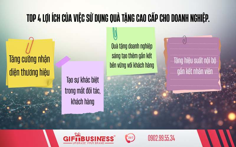 quà tặng cao cấp cho doanh nghiệp