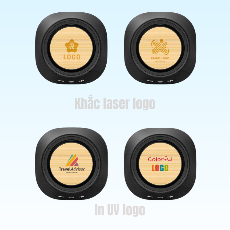 Dễ dàng khắc laser logo hoặc in UV logo lên mặt đế sạc không dây