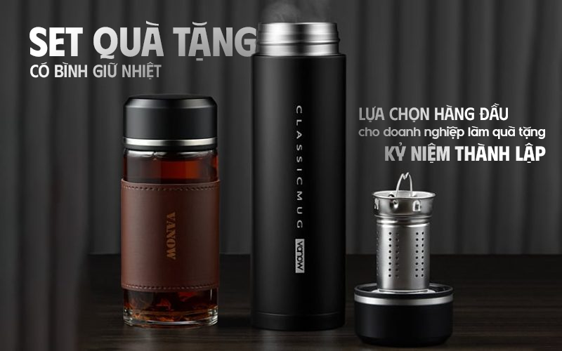 set quà có bình giữ nhiệt
