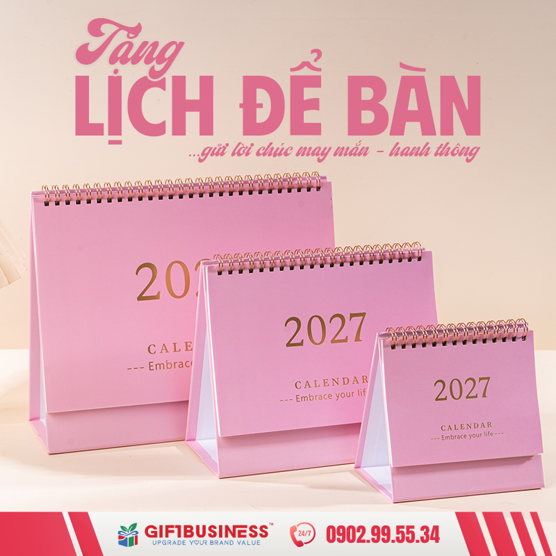 tặng lịch để bàn