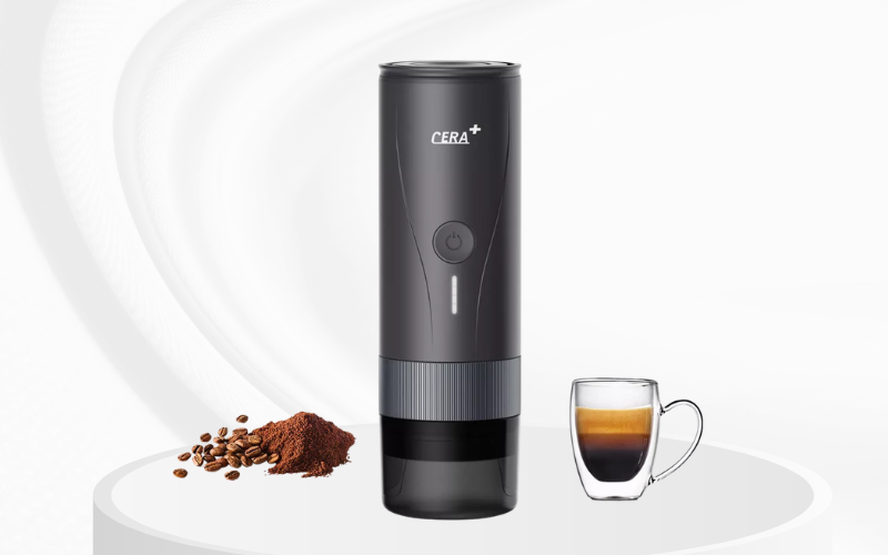 máy pha cafe cầm tay - quà tân gia