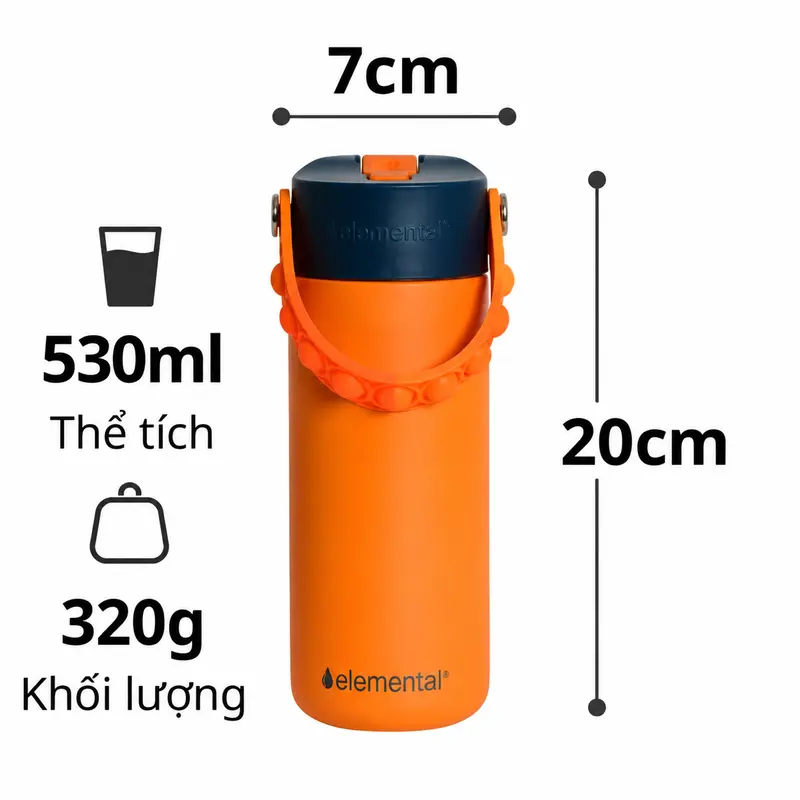 quà tặng bình elemental core 530ml