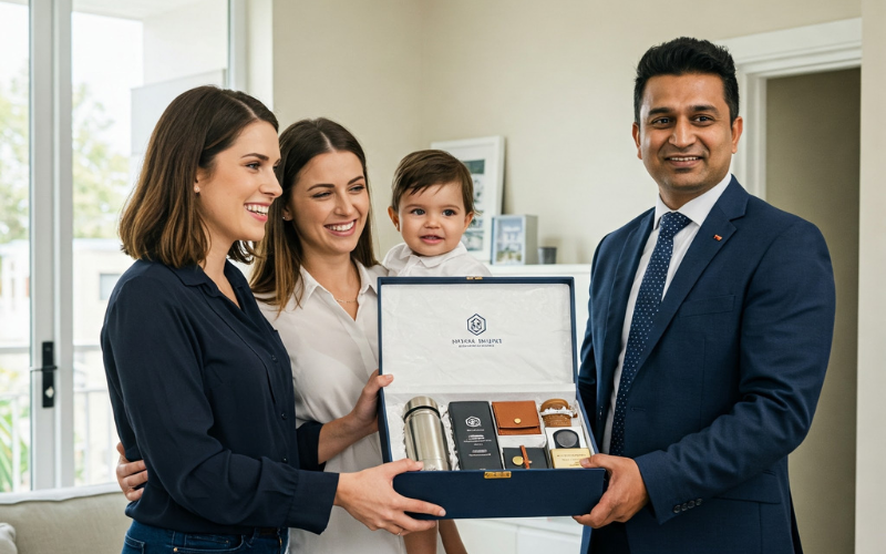 tặng quà cho đối tác