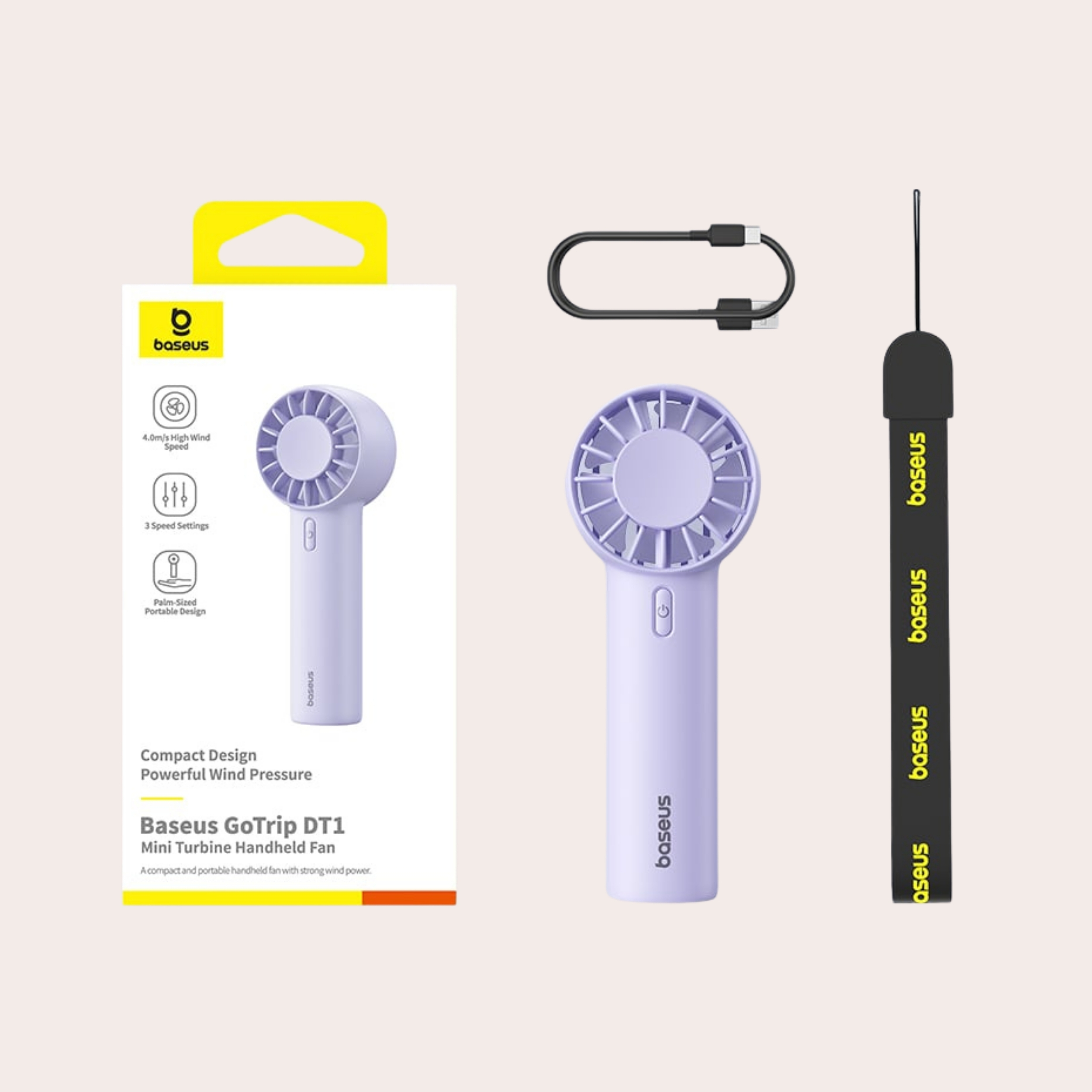 Quạt Cầm Tay Baseus – Sự Kết Hợp Hoàn Hảo Giữa Công Nghệ & Phong Cách