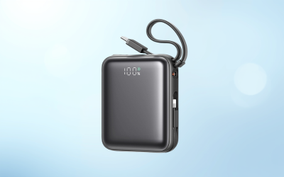 sạc dự phòng quà tặng joyroom màu đen