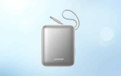 sạc dự phòng quà tặng joyroom màu xám