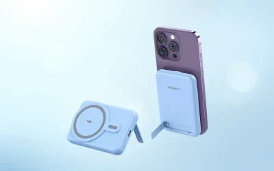 quà tặng sạc dự phòng gb47 pisen màu xanh