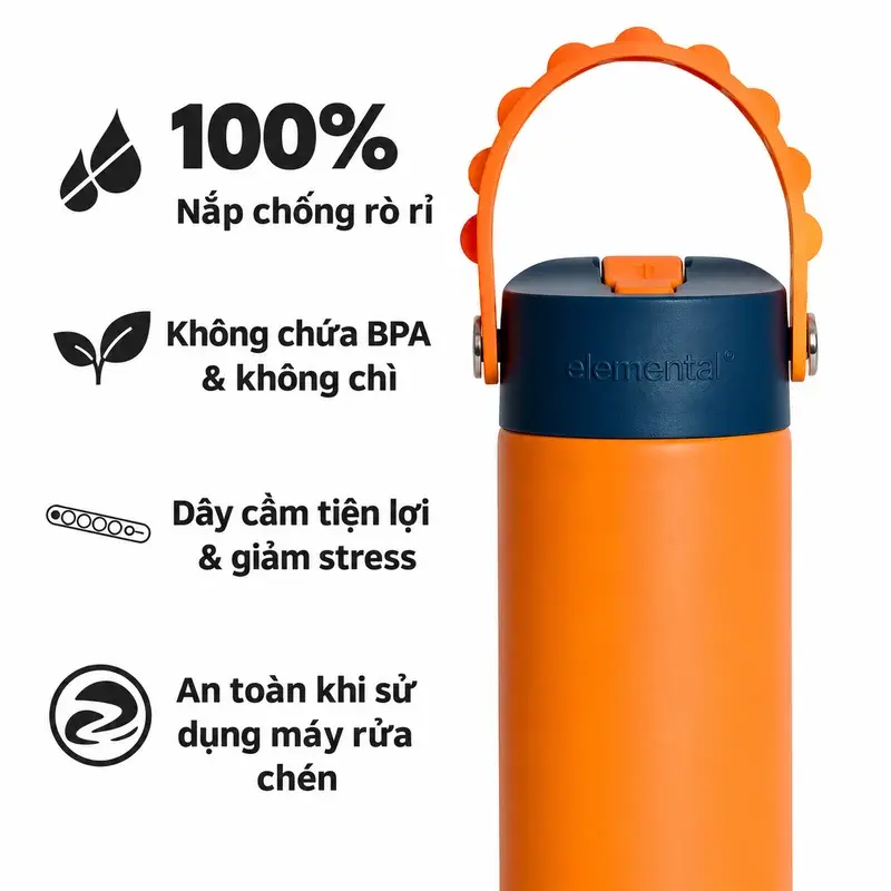 thông số sản phẩm bình giữ nhiệt elemental core 530ml