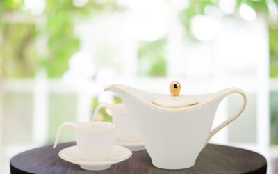 ấm chén in logo 2 - Bộ ấm trà GB94