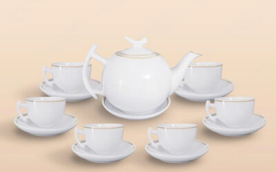 ấm chén in logo quà tặng