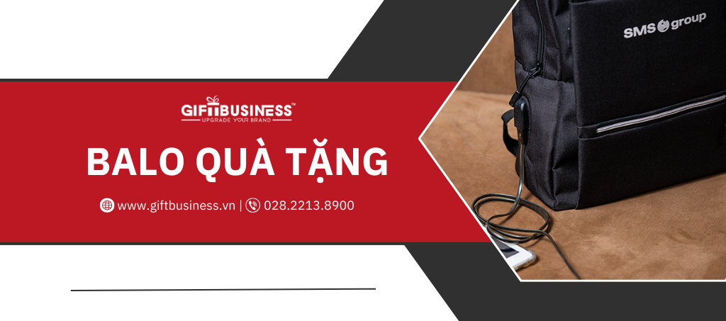 balo quà tặng - balo in logo công ty