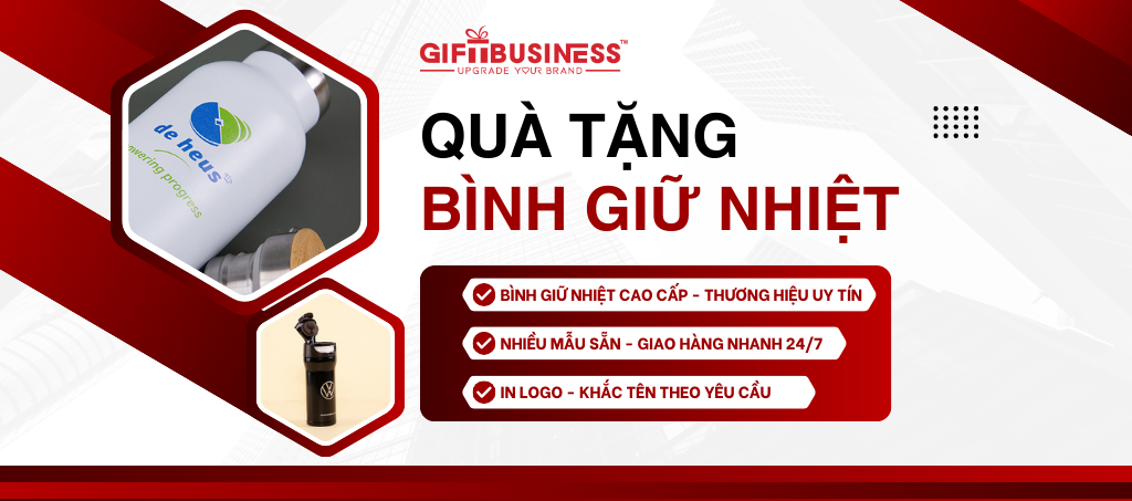 bình giữ nhiệt quà tặng banner