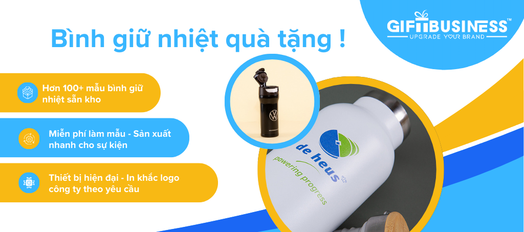 bình giữ nhiệt quà tặng - quà tặng bình giữ nhiệt in logo công ty