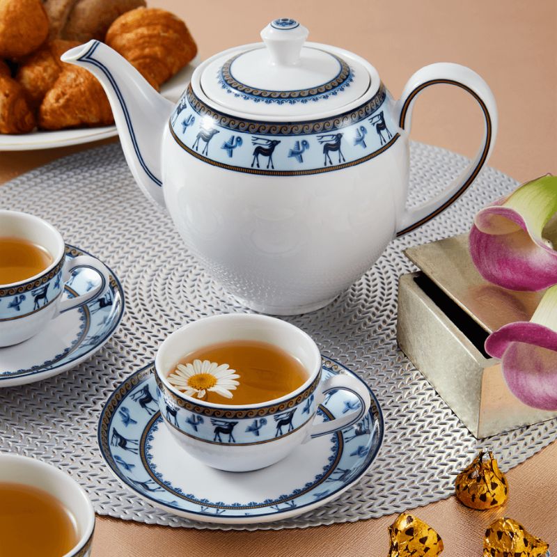 bộ ấm trà in logo