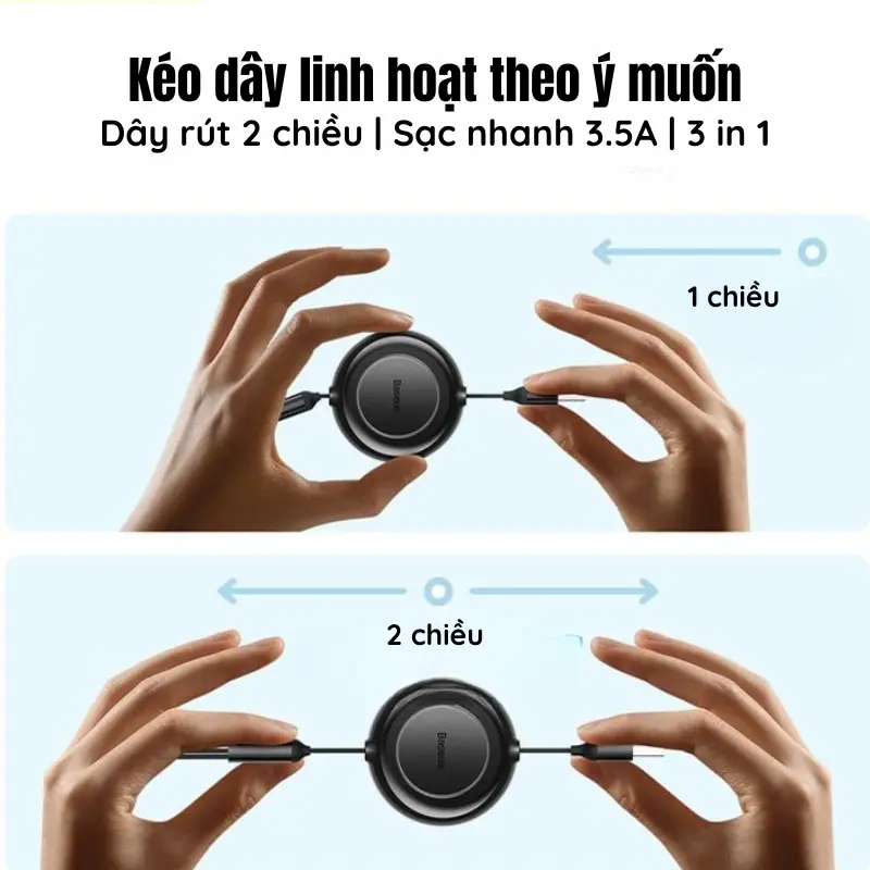cáp sạc baseus