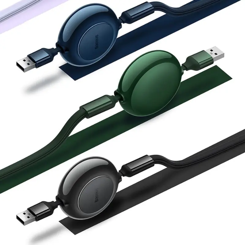 cáp sạc dây rút baseus 3in1