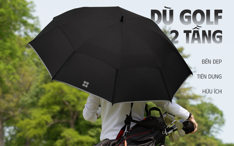 dù 2 tầng quà tặng quảng cáo