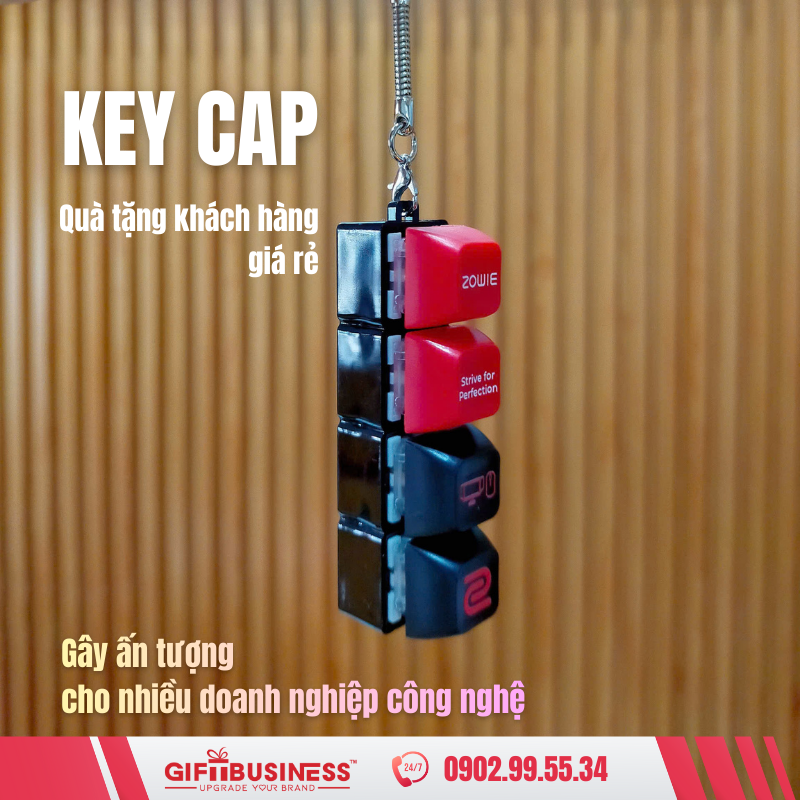 key cap quà tặng khách hàng giá rẻ được nhiều lựa chọn