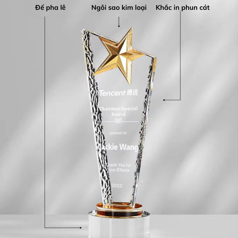 kỷ niệm chương pha lê k7