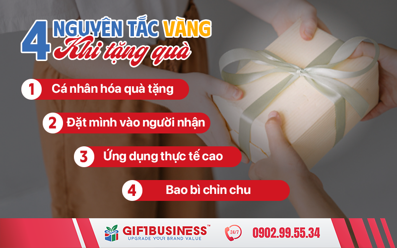 nguyên tắc vàng khi tặng quà