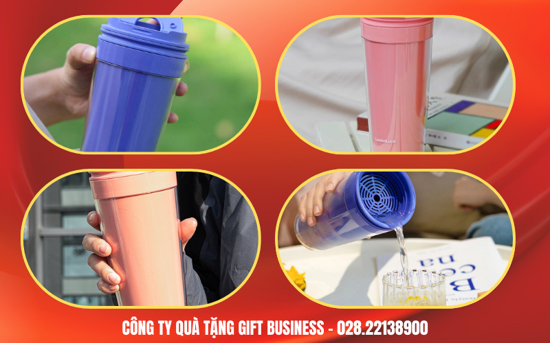 quà tặng ly nước nhựa locknlock