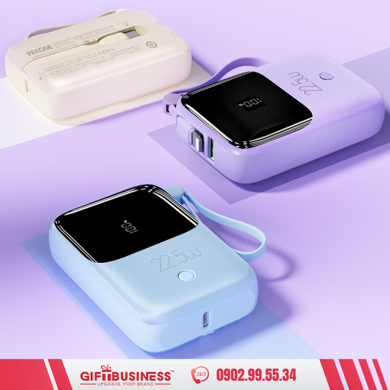 quà tặng sạc dự phòng wekome