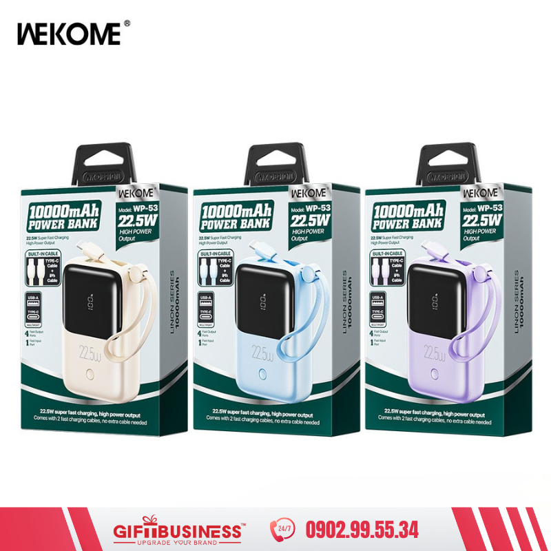 sạc dự phòng quà tặng