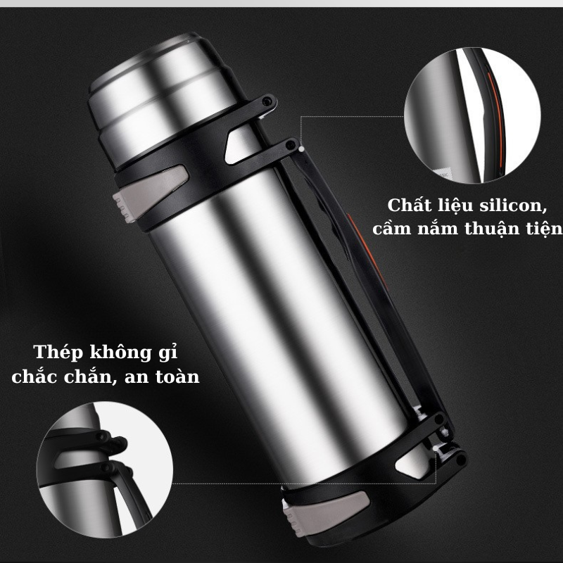 bình giữ nhiệt 2 lít inox